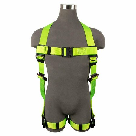 SAFEWAZE Arc Flash Full Body Harness: DE 1D, DE MB Torso, DE QC Chest/Legs SW77225-UT3QC